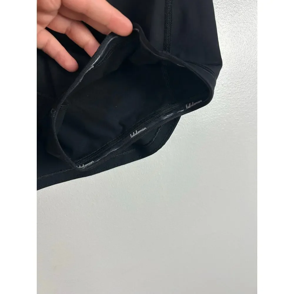 Lululemon Black Pace Rival Mid-Rise Skirt Size 6